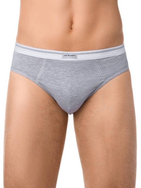 Хлопковые мужские трусы BASIC SLIP 017 (на вешалке) - купить в интернет-магазине Conte