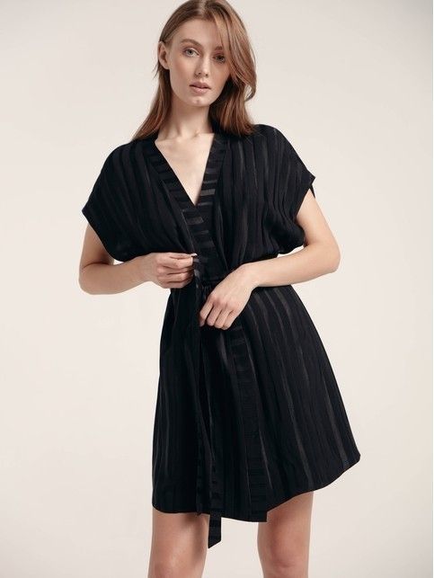 Халат с поясом из вискозы MOONLIGHT LHW 1703