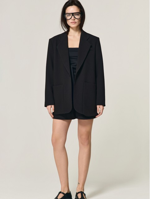 Жакет из костюмной ткани с накладными карманами LJ 3392 - купить в интернет-магазине Conte