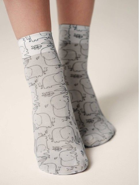 Носки с рисунком «Elephant» - купить в интернет-магазине Conte