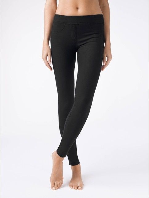 Ультраэластичные джеггинсы с высокой посадкой ALEKSA