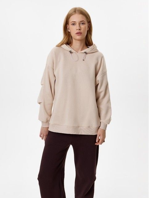 Джемпер из футера с капюшоном LD 3226