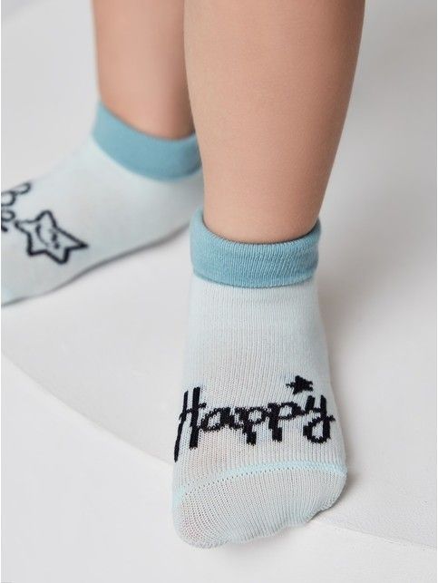 Хлопковые носки с рисунками «Bee happy»