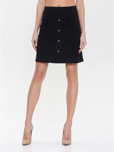 Юбка А-силуэта с металлическим декором MALIBY