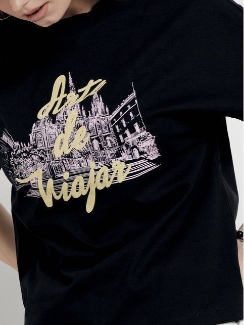 Футболка из хлопка «Аrte de viajar» LD 1750