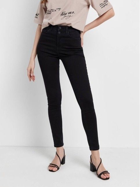 Джинсы skinny CON-395 с высокой посадкой