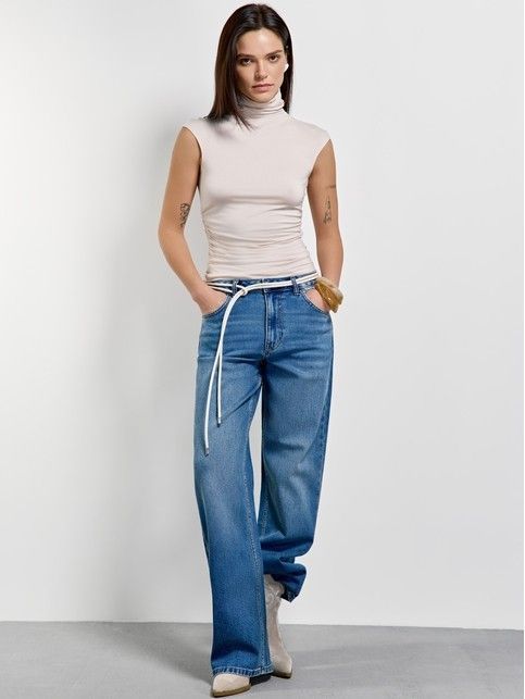 Топ из микромодала воротником-стойкой LBL 3415 - купить в интернет-магазине Conte