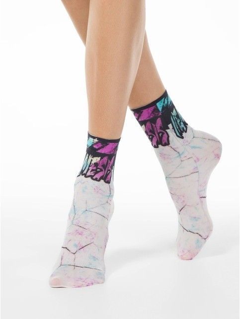 Плотные носки Fantasy с принтом - купить в интернет-магазине Conte