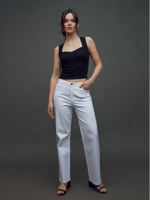 Джинсы wide leg CON-419