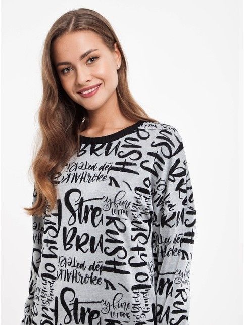 Ультрамодная туника из вискозной пряжи