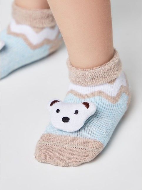 Махровые носки SOF-TIKI с мордашками