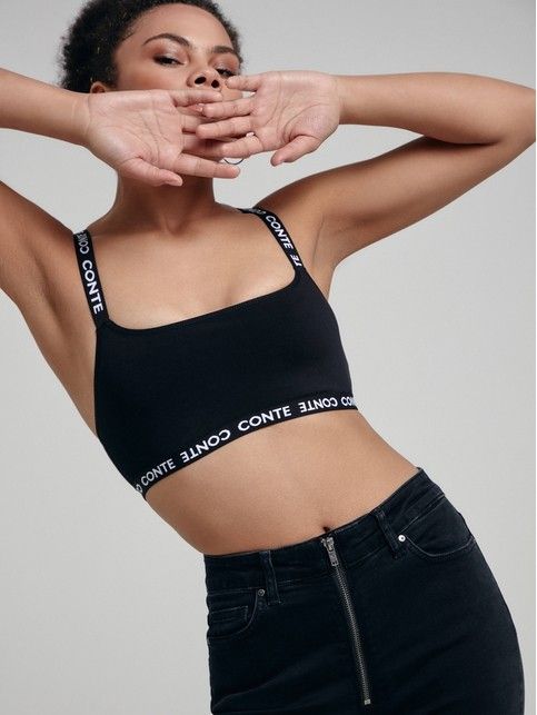 Бюстье из хлопка с V-образными бретелями FIT DAY LBE 1504 - купить в интернет-магазине Conte