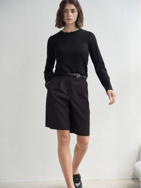 Свободный джемпер в рубчик LD 3242 - купить в интернет-магазине Conte