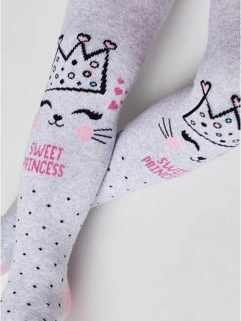 Колготки SOF-TIKI (махровые внутри) с рисунками, модель 524 - купить в интернет-магазине Conte