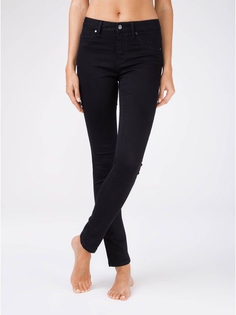 Моделирующие черные Джинсы Skinny с высокой посадкой CON-96 Lycra®