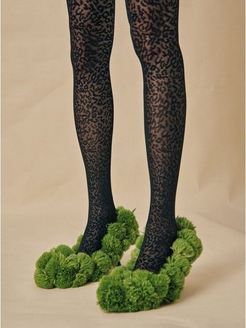 Колготки с анималистичным принтом WILD