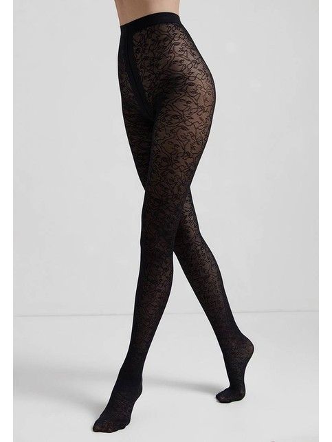 Колготки с фантазийным рисунком