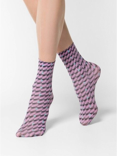 Носки из мягкого полотна с принтом «Pattern» - купить в интернет-магазине Conte