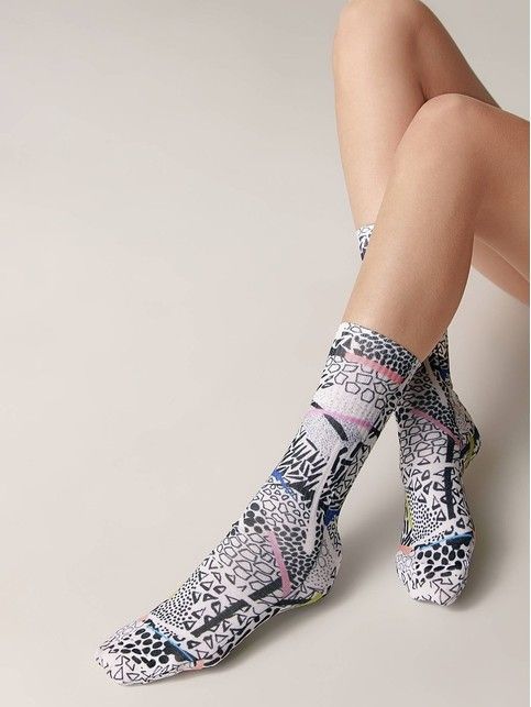 Удлиненные носки с хлопком «Prints»