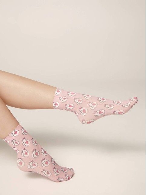 Лимитированные носки с микрофиброй «Kitty»