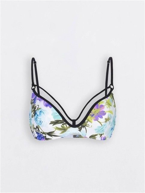 Бикини-балконет цветочной расцветки FLORA