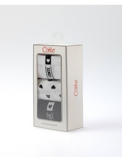 Классические хлопоковые носки (3 пары в коробке) - купить в интернет-магазине Conte