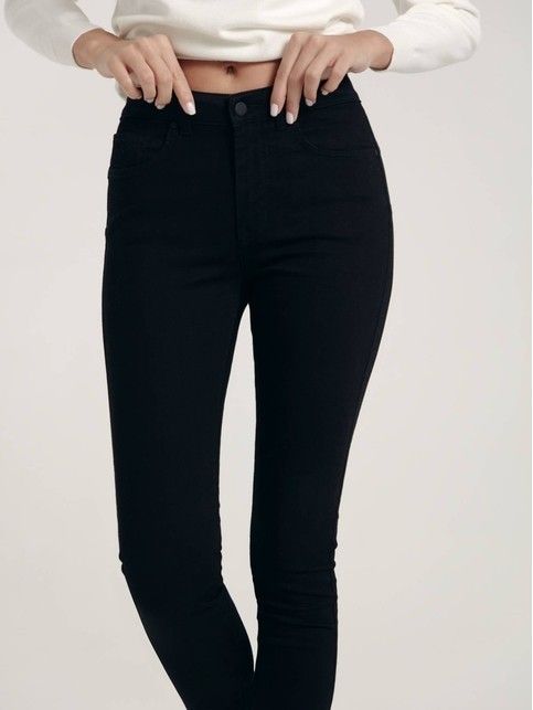Джинсы skinny с эффектом push-up и с высокой посадкой CON-374