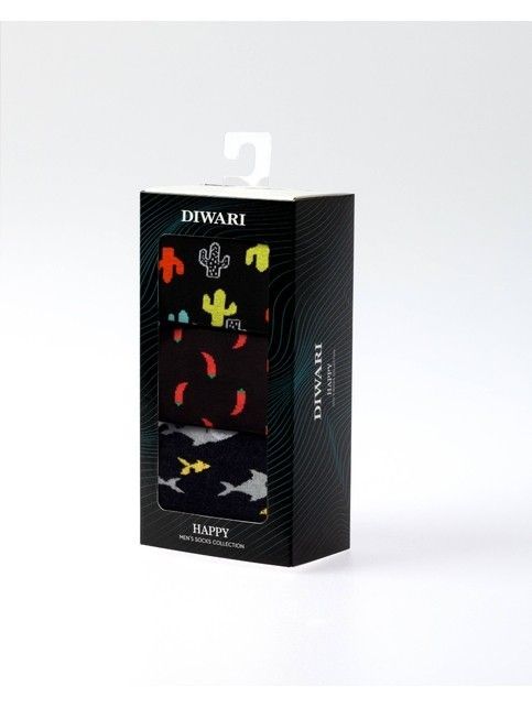 Хлопковые носки с рисунками (3 пары в коробке) - купить в интернет-магазине Conte