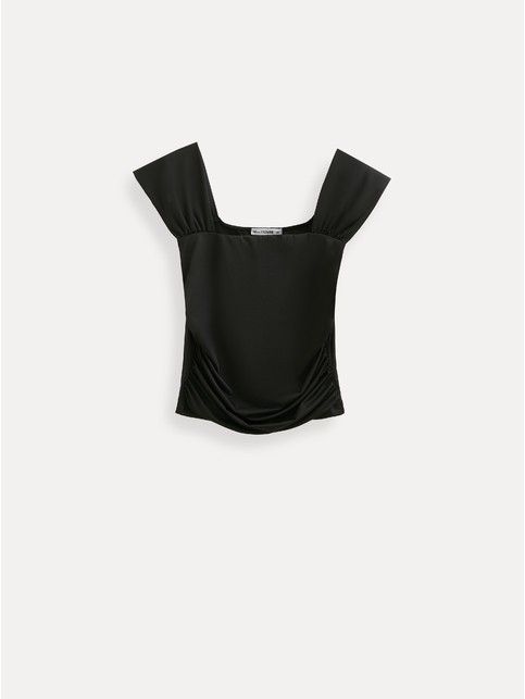 Топ с широкими бретелями и драпировкой LBL 3498 - купить в интернет-магазине Conte