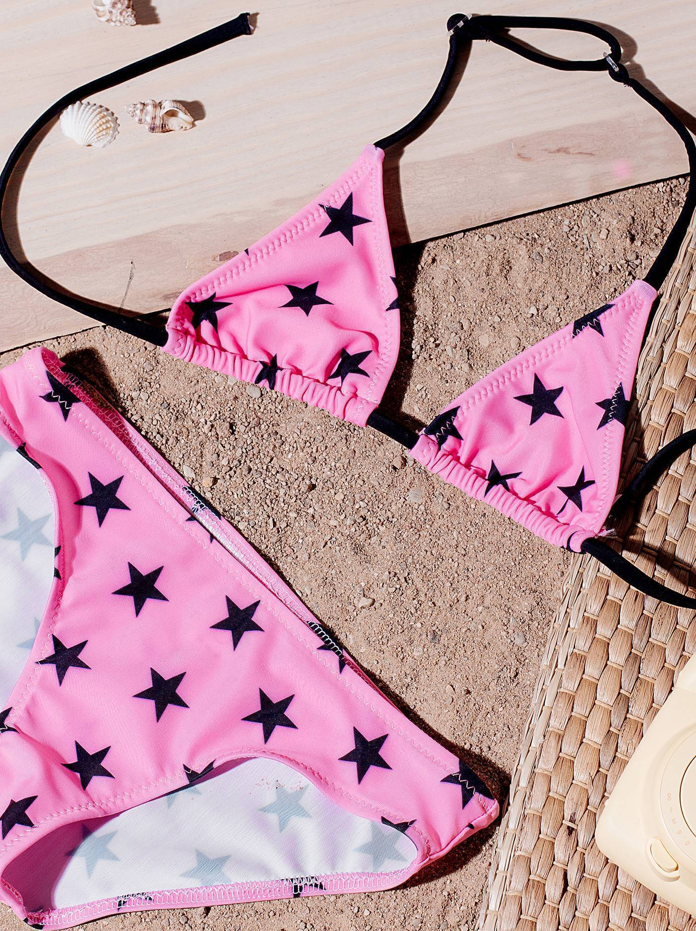 Купальник со звездами MAXI STAR Conte ⭐️, цвет pink, размер 134 - фото 1